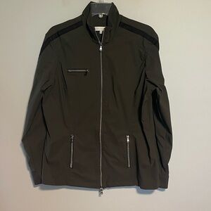 Anatomie Justin Suva Army Green Zip Jacket Size XL